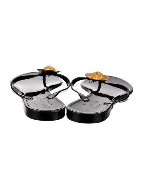 Valentino Rockstud Accents PVC Slides