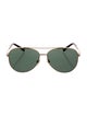 Valentino Rockstud Accents Aviator Sunglasses