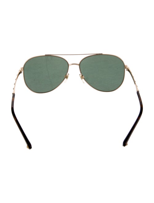 Valentino Rockstud Accents Aviator Sunglasses