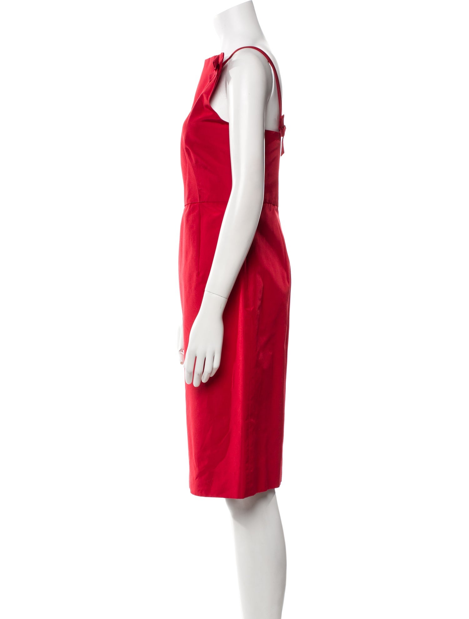 Valentino Bateau Neckline Knee-Length Dress