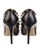 Valentino Rockstud Accents Leather Pumps