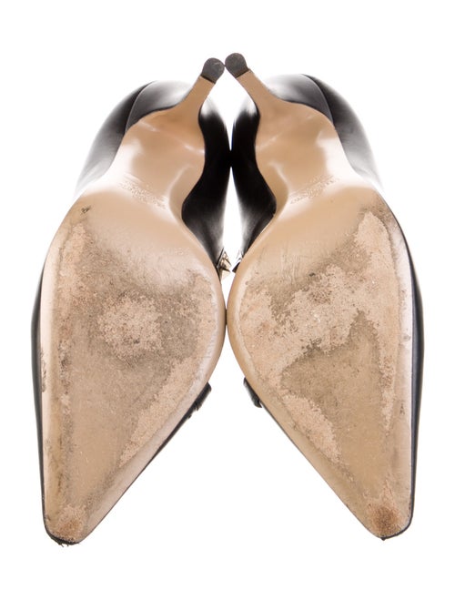 Valentino Rockstud Accents Leather Pumps