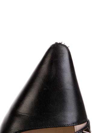 Valentino Rockstud Accents Leather Pumps