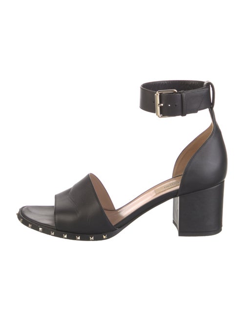 Valentino Rockstud Accents Leather Sandals