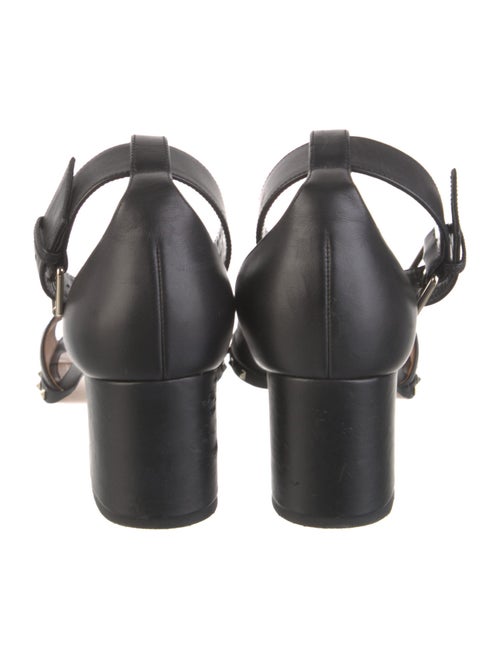 Valentino Rockstud Accents Leather Sandals