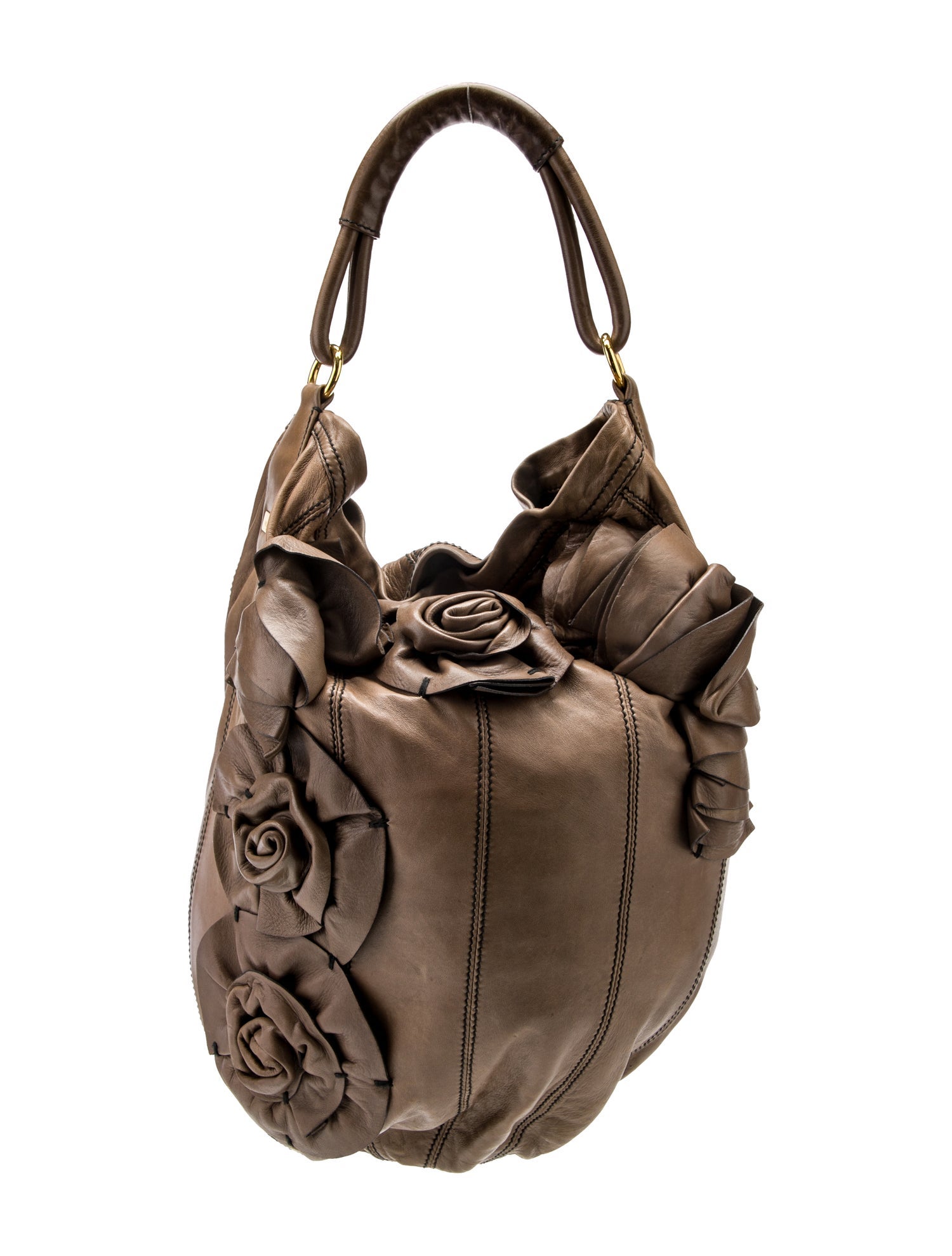 Valentino Leather Bucket Bag Vintage