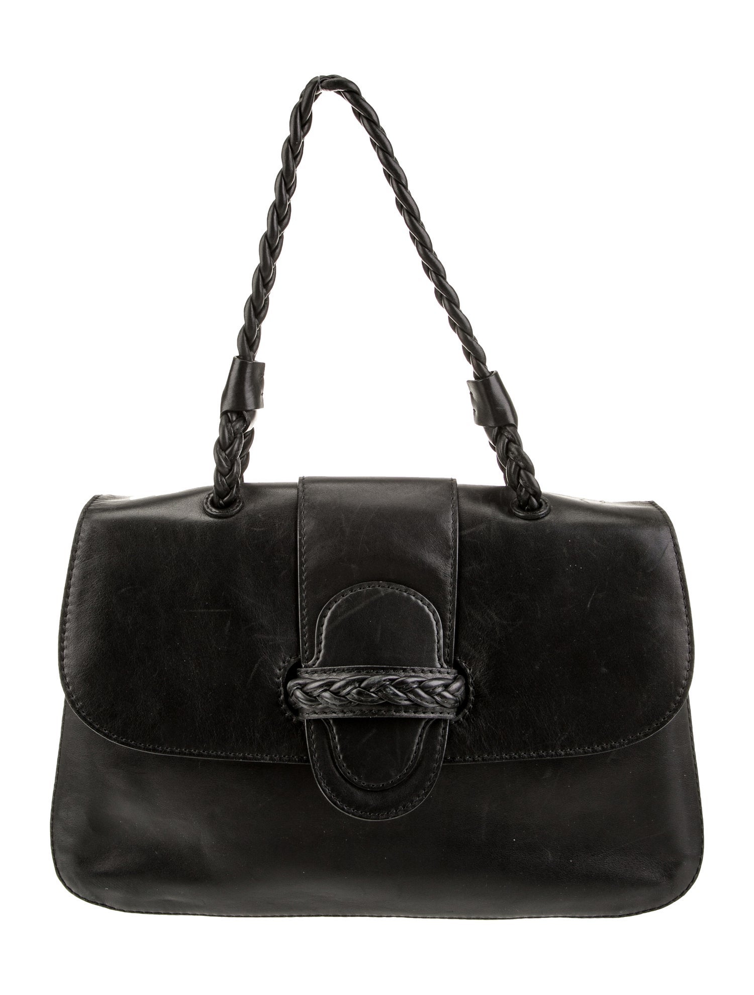 Valentino Leather Top Handle Bag