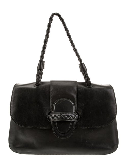 Valentino Leather Top Handle Bag