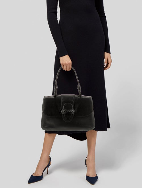 Valentino Leather Top Handle Bag