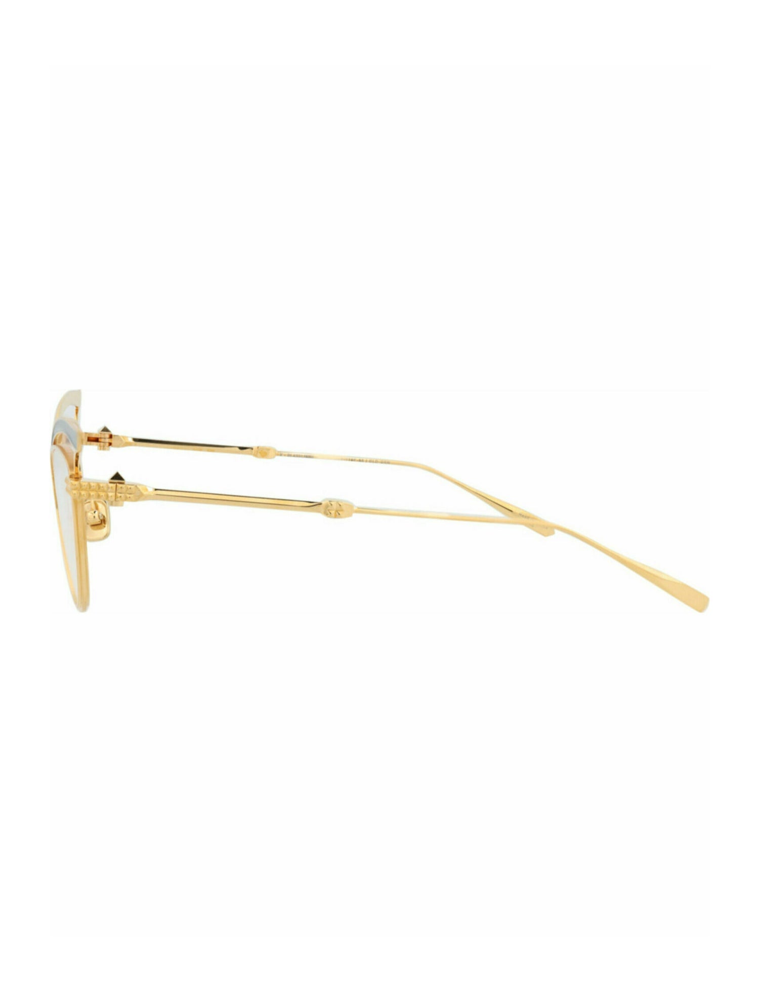 Colorblock Pattern Eyeglasses w/ Tags — 3/3