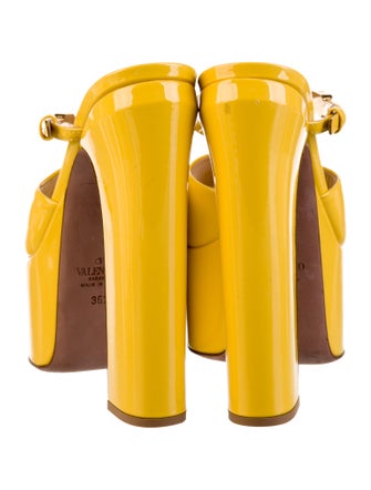 Valentino Patent Leather Sandals