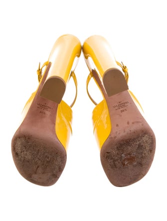 Valentino Patent Leather Sandals