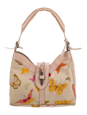 Valentino Canvas Shoulder Bag