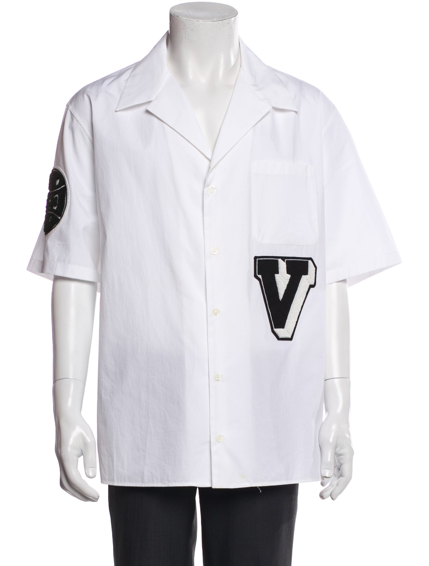 Valentino Graphic Print Short Sleeve Shirt