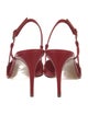 Valentino Leather Slingback Pumps