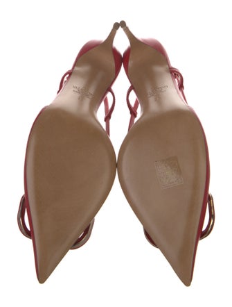Valentino Leather Slingback Pumps