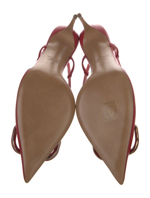 Valentino Leather Slingback Pumps