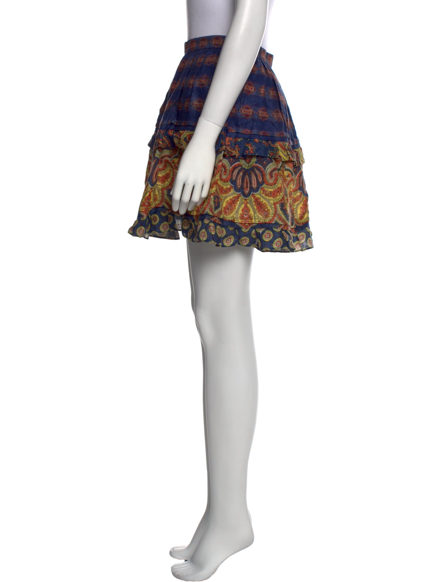 Valentino Linen Mini Skirt w/ Tags