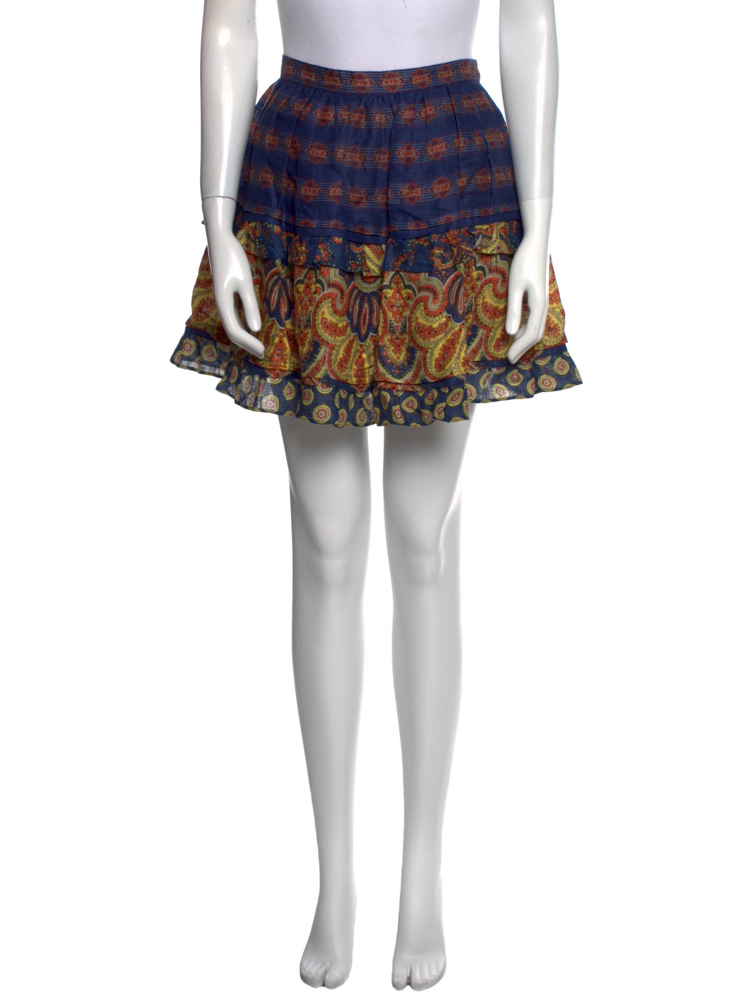 Valentino Linen Mini Skirt w/ Tags