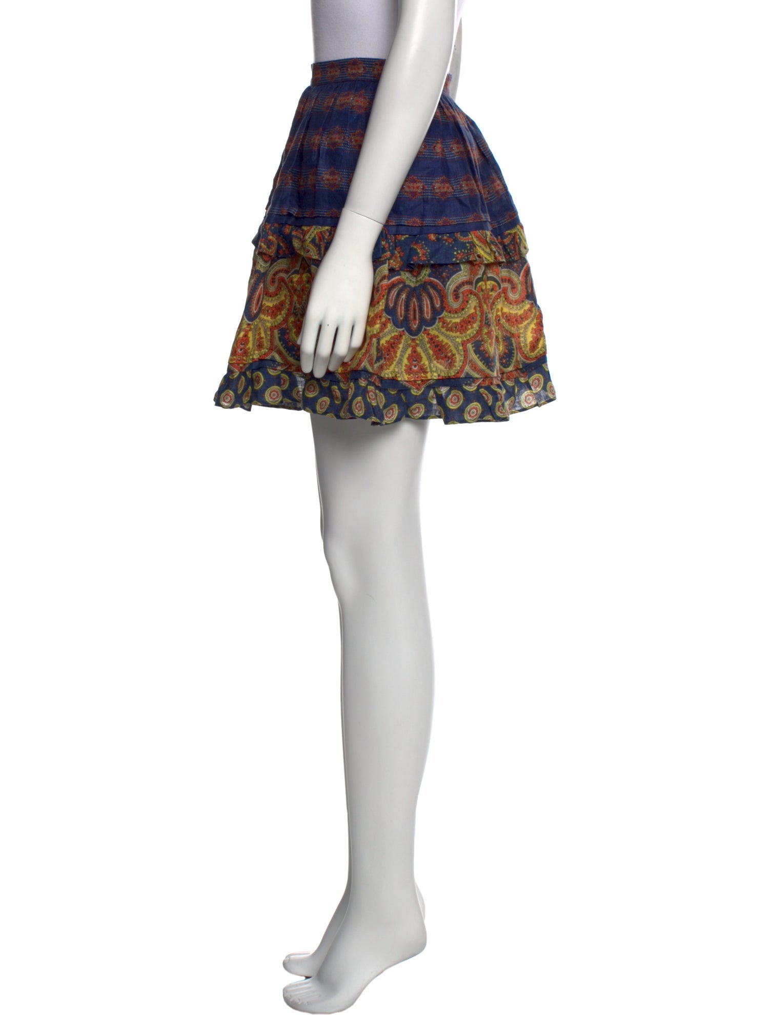 Valentino Linen Mini Skirt w/ Tags