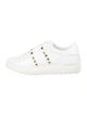 Valentino Rockstud Accents Leather Sneakers