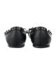 Valentino Rockstud Accents Leather Ballet Flats