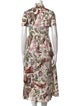Valentino Printed Midi Length Dress
