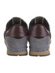 Valentino Leather Printed Sneakers