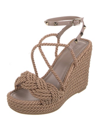 Valentino Rockstud Accents Studded Accents Espadrilles