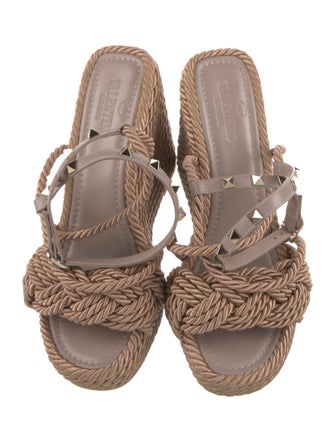 Valentino Rockstud Accents Studded Accents Espadrilles