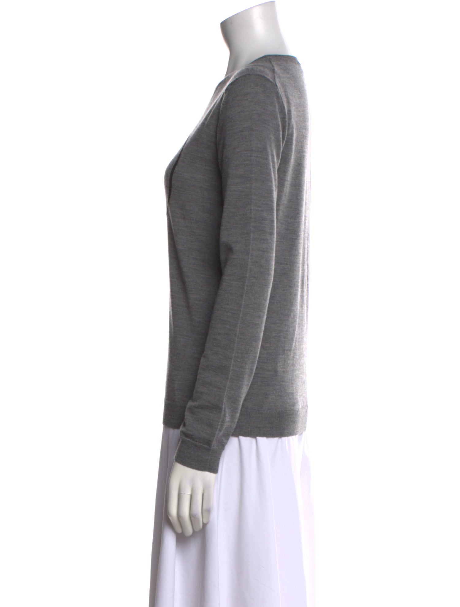 Valentino Virgin Wool Graphic Print Sweater