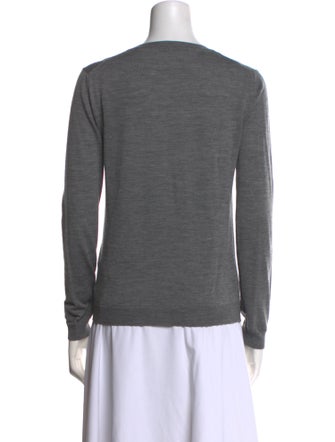 Valentino Virgin Wool Graphic Print Sweater