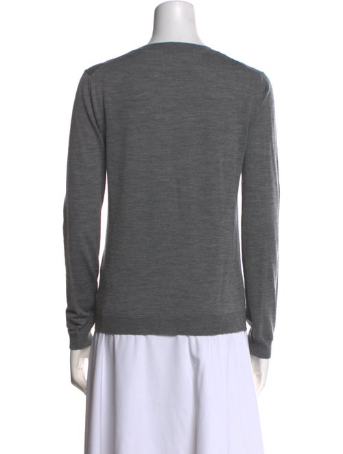 Valentino Virgin Wool Graphic Print Sweater