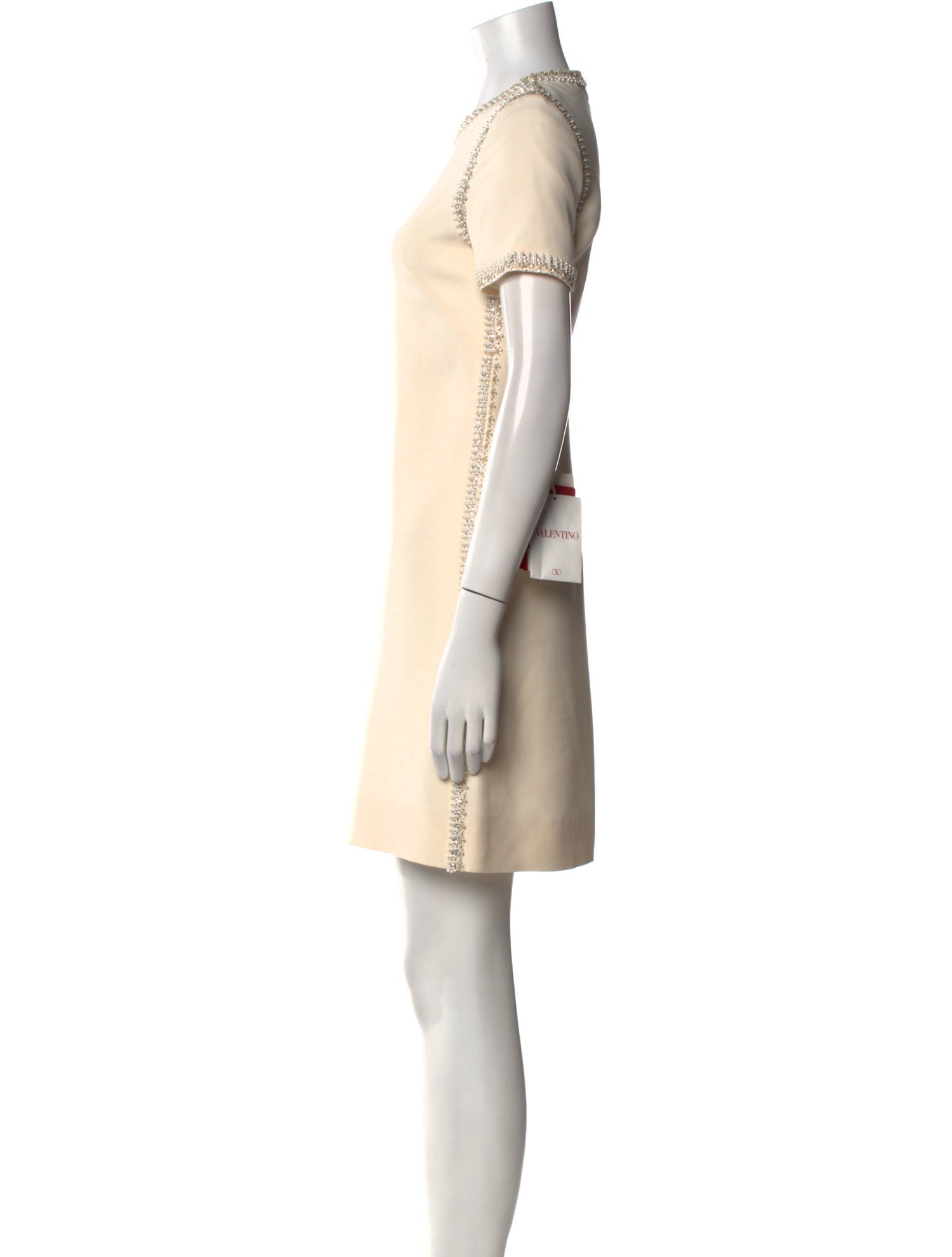 Valentino Virgin Wool Mini Dress w/ Tags