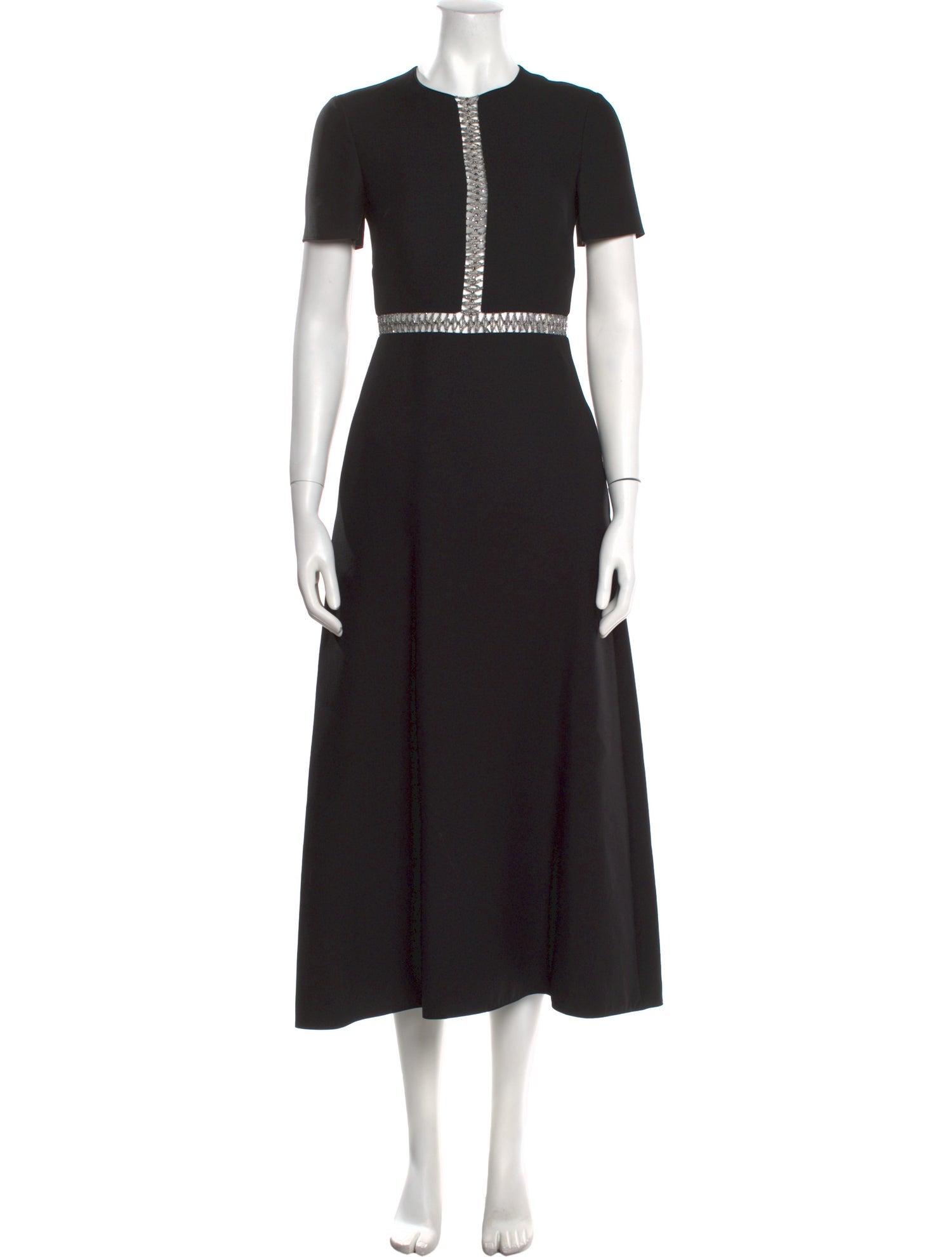 Valentino Virgin Wool Long Dress w/ Tags
