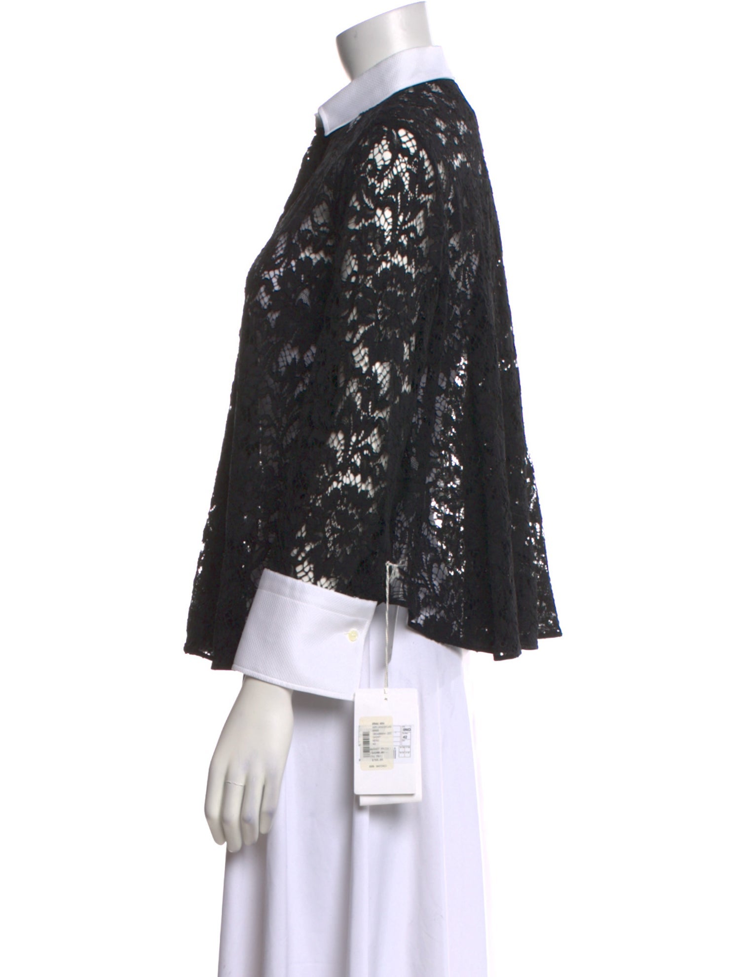 Valentino Lace Lace Pattern Button-Up Top