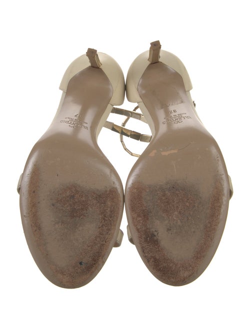 Valentino Rockstud Accents Leather Sandals