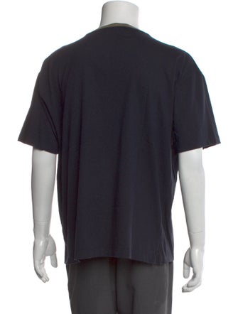 Valentino Rockstud Accents Colorblock Pattern T-Shirt