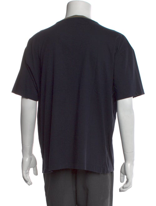 Valentino Rockstud Accents Colorblock Pattern T-Shirt