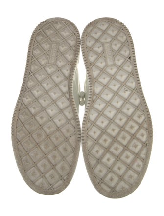 Valentino Rockstud Accents Leather Sneakers