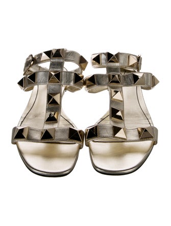Valentino Leather Gladiator Sandals