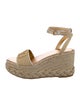 Valentino Jute Embroidered Accent Espadrilles