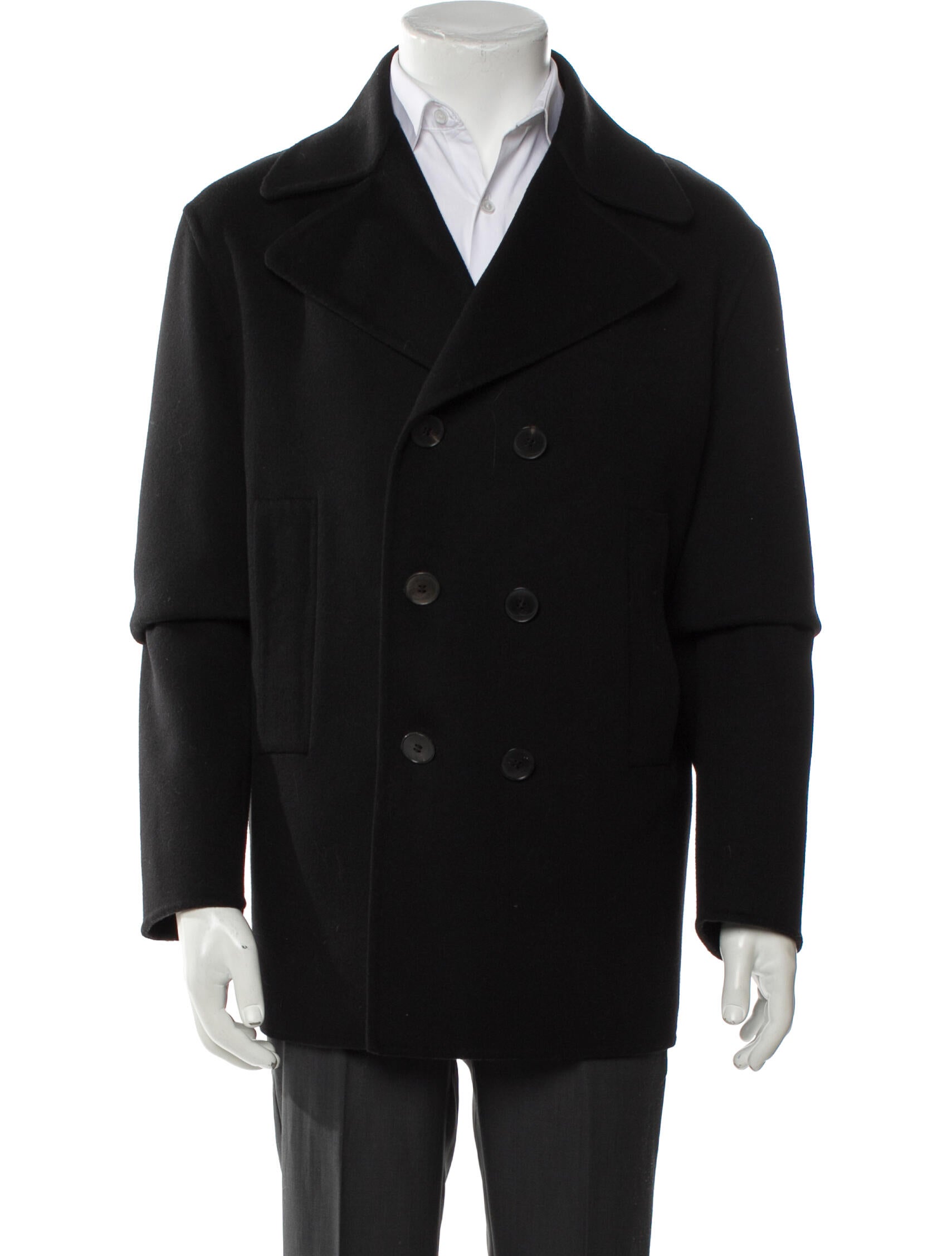 Valentino Virgin Wool Peacoat