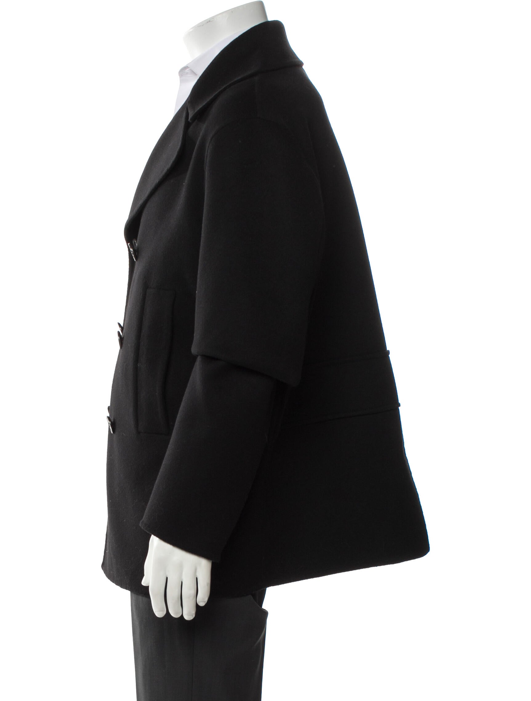 Valentino Virgin Wool Peacoat