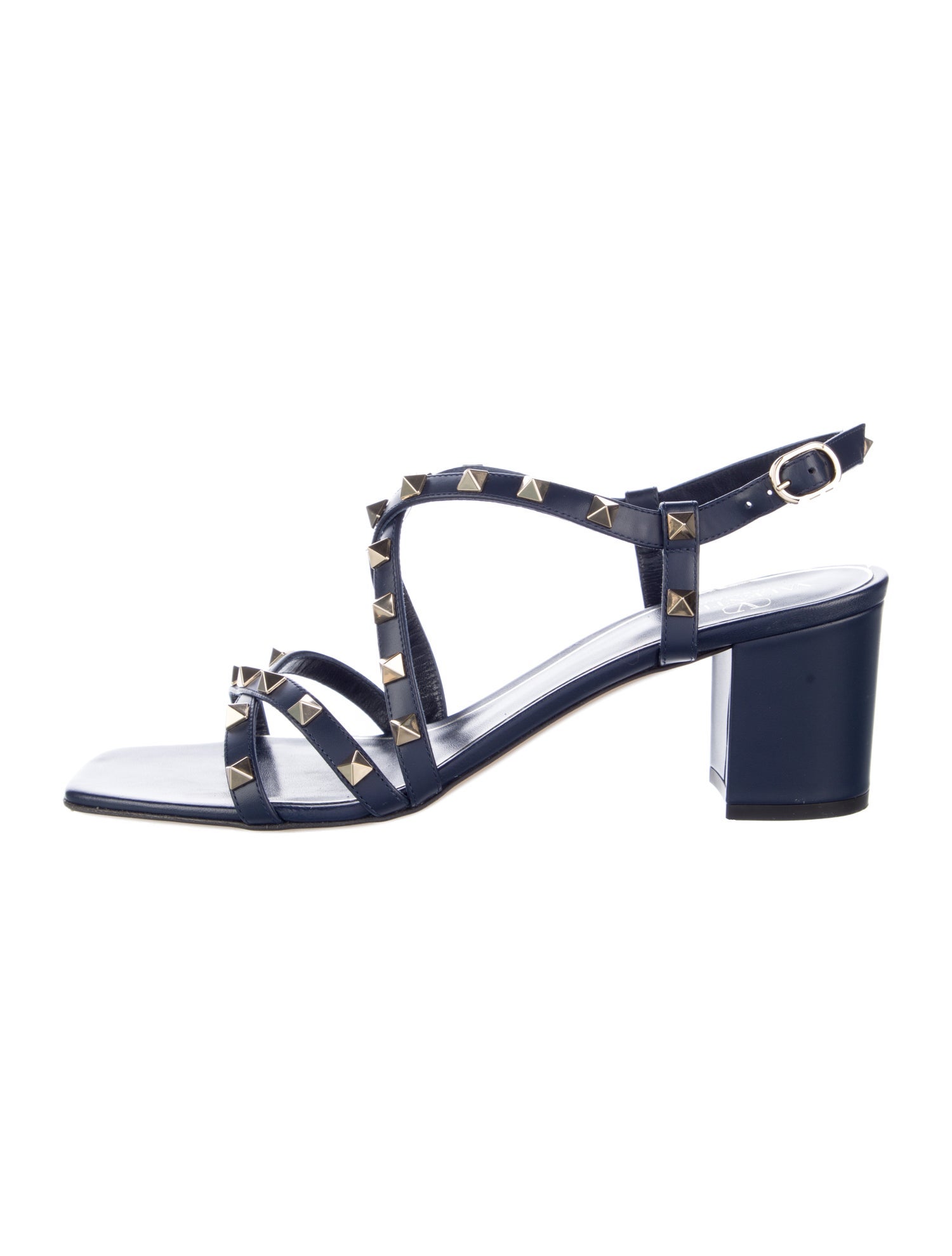 Valentino Leather Slingback Sandals