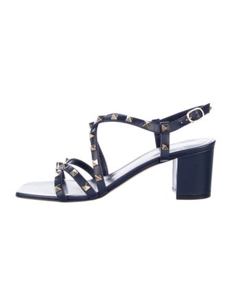 Valentino Leather Slingback Sandals