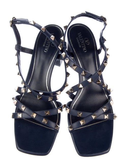 Valentino Leather Slingback Sandals