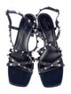 Valentino Leather Slingback Sandals
