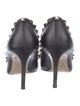 Valentino Rockstud Accents Leather Pumps