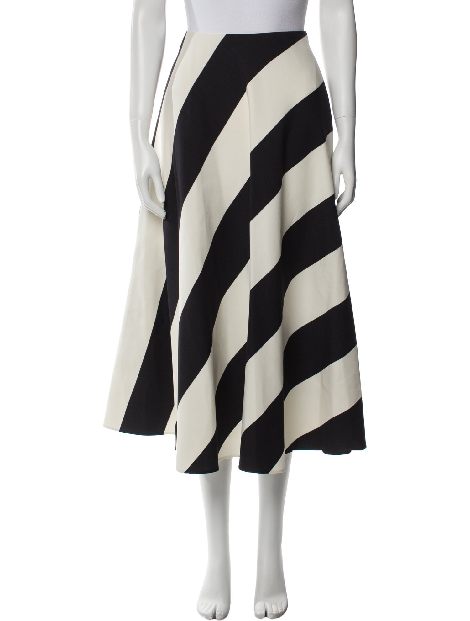 Valentino Virgin Wool Midi Length Skirt w/ Tags